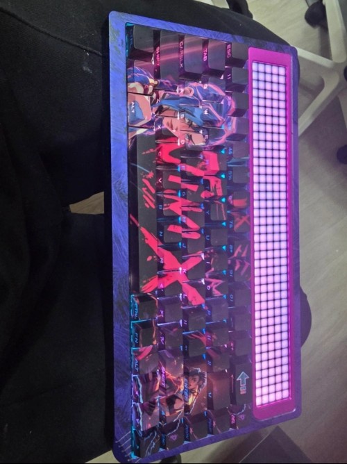 엥그리미아오 am65 rgb 아케인 징크스 에디션 키보드